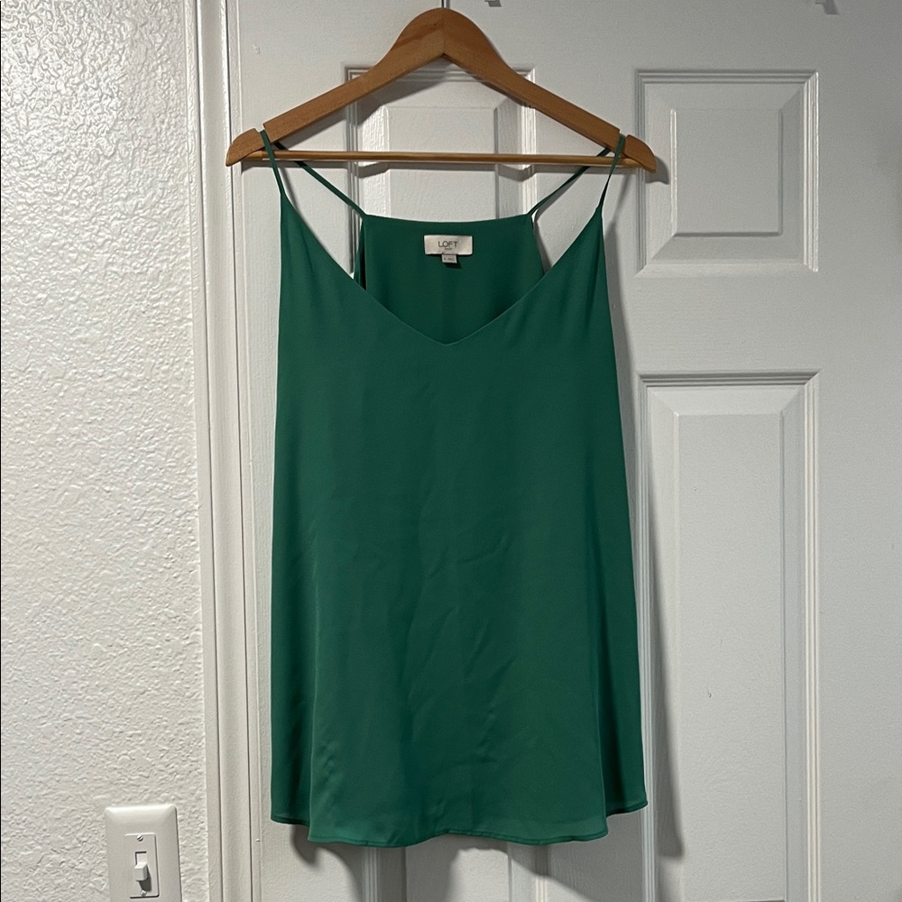LOFT Teal V-Neck Camisole